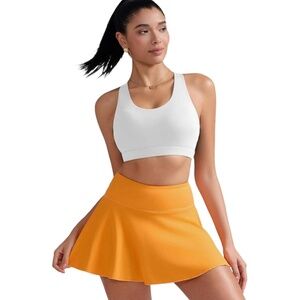 RUNNING GIRL White‎ Crossback Straps Sports Bra Large